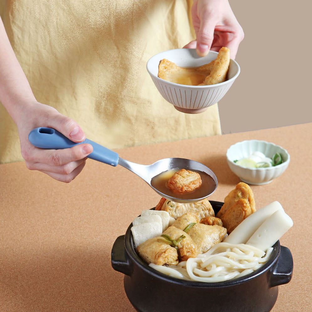 Stainless Steel Cooking Ladle (3 Colors)