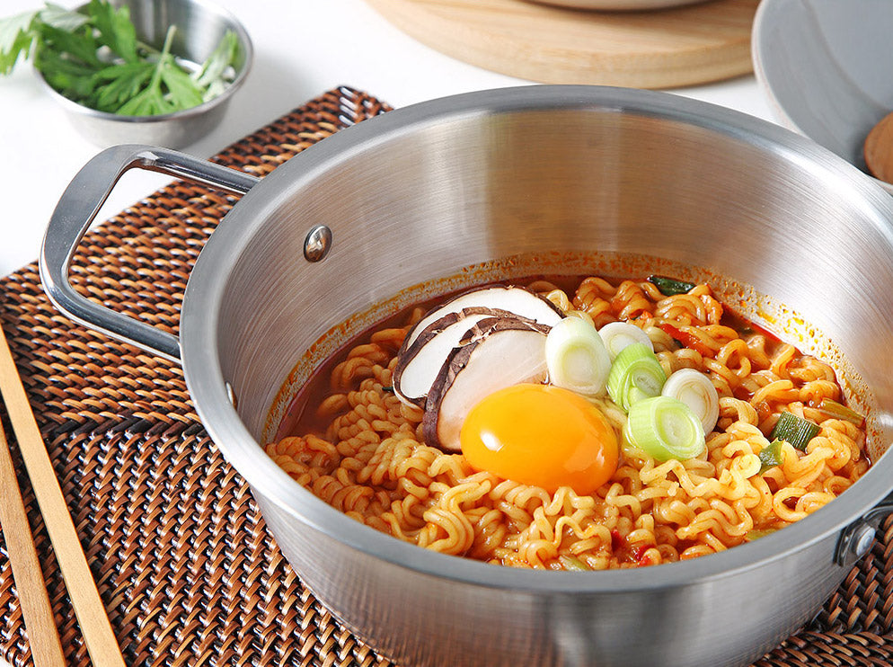 Cucko Stainless Steel Ramen Pot (2 Sizes)