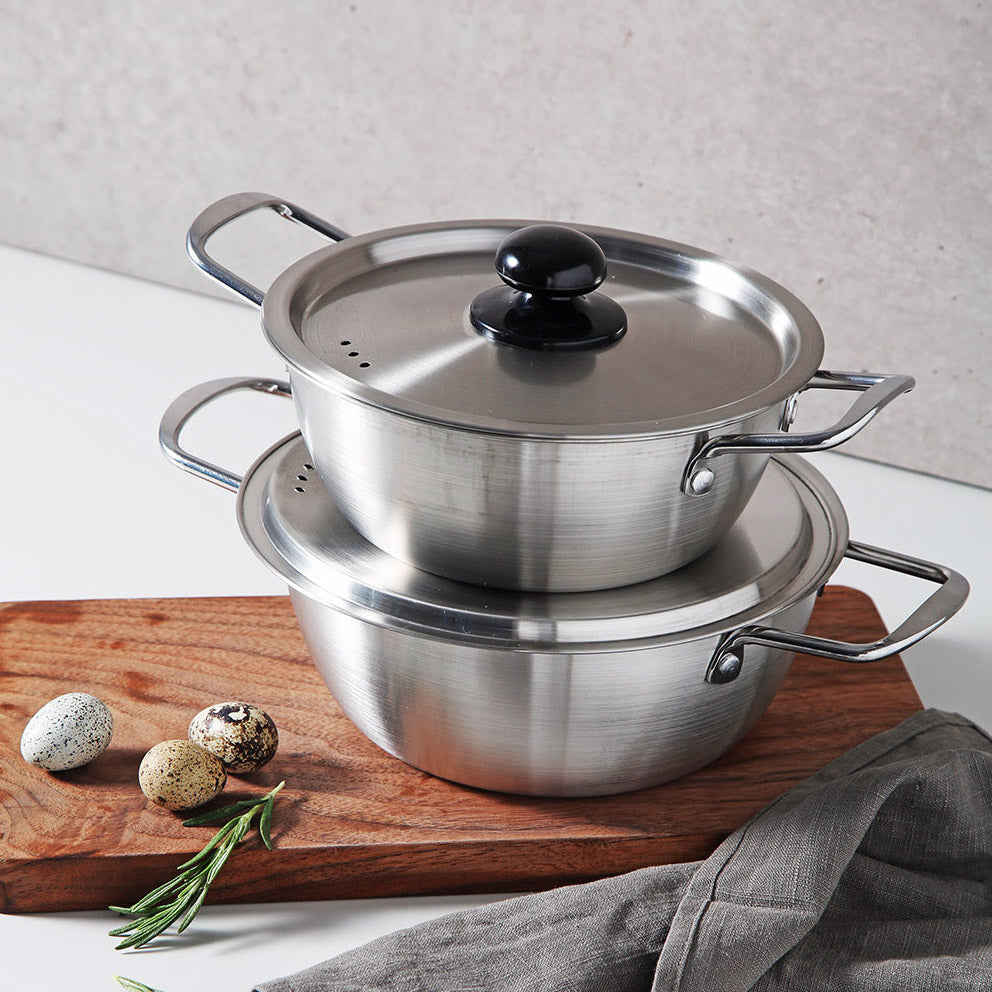 Cucko Stainless Steel Ramen Pot (2 Sizes)