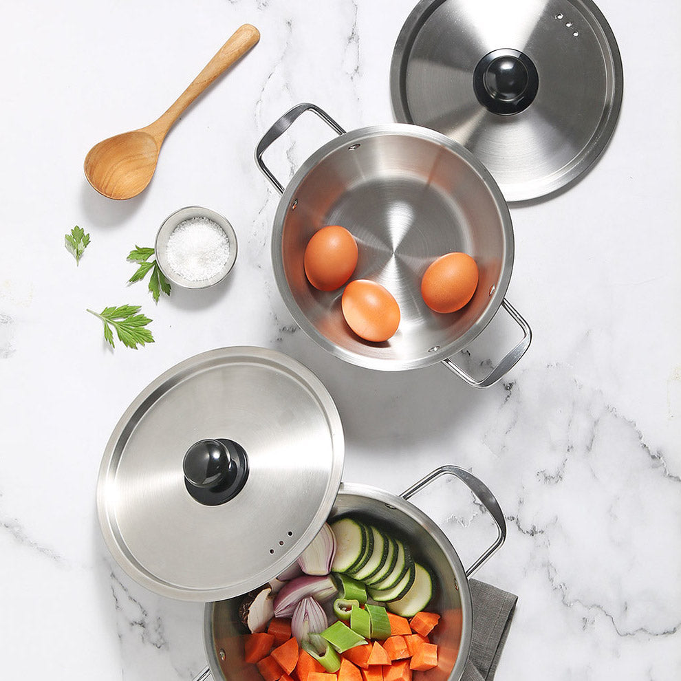 Cucko Stainless Steel Ramen Pot (2 Sizes)