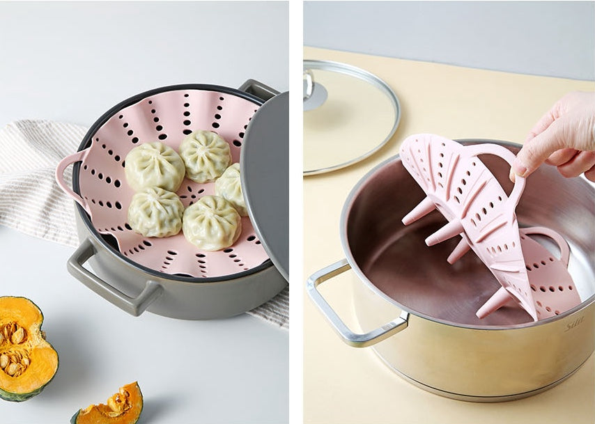 Silicone Steamer Basket (New Colors!)