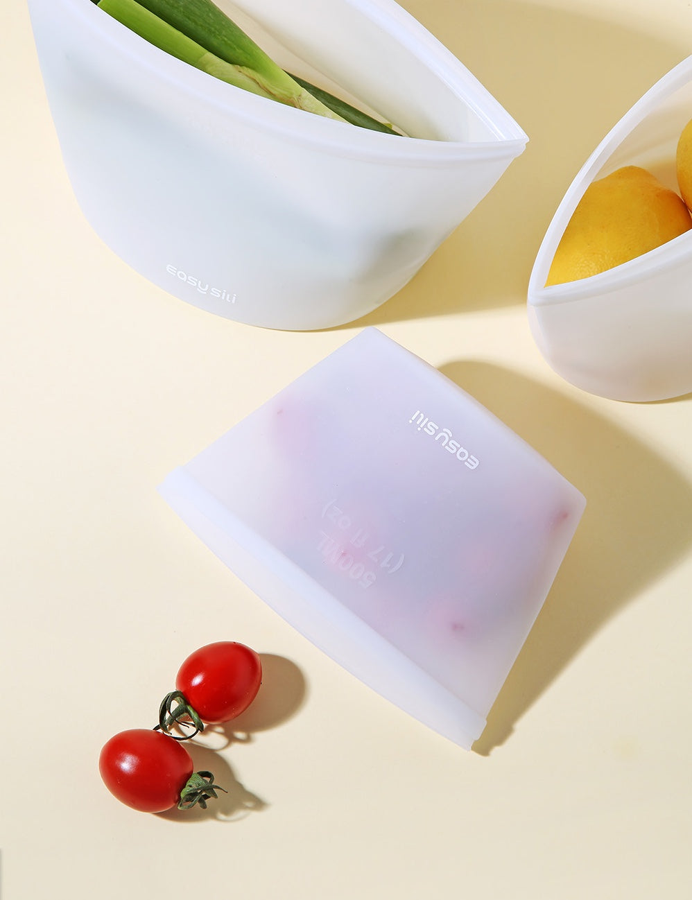 Silicone Zipper Bag (3p Set)
