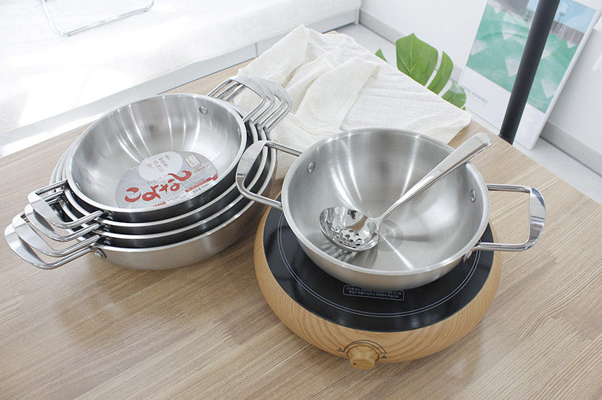 Stainless Steel Hot Pot (5 Sizes)