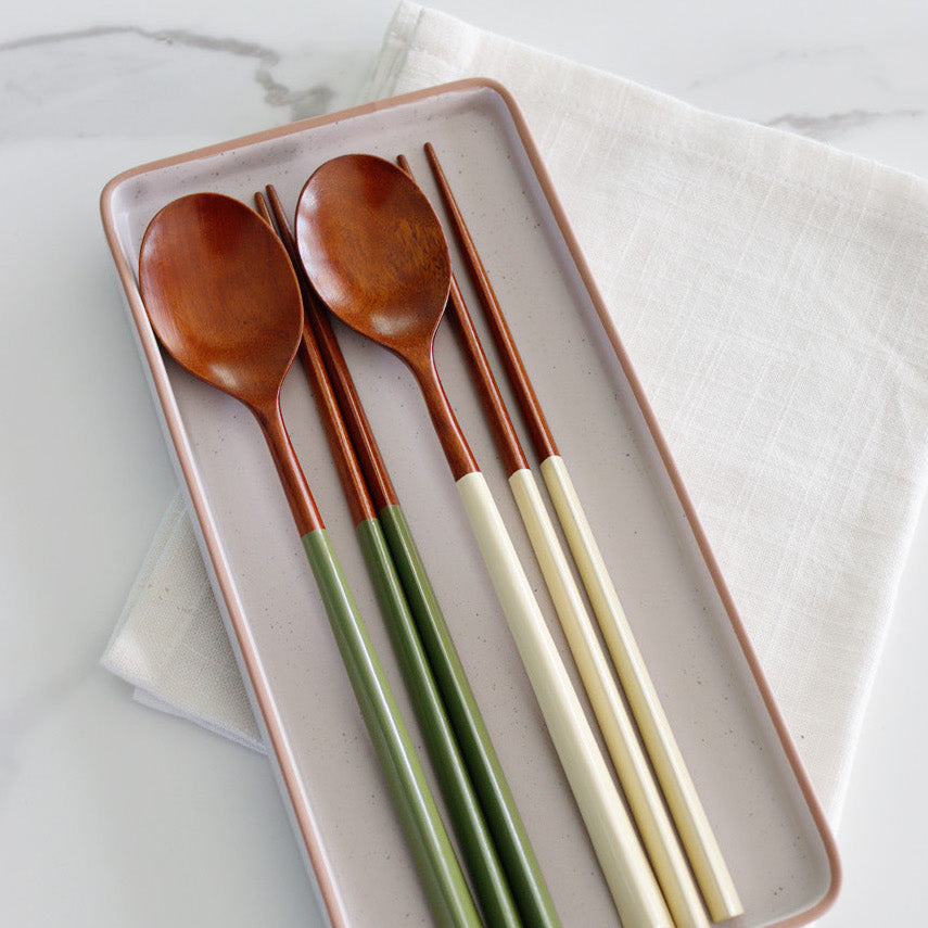 Acacia Spoon & Chopsticks (6 Colors)