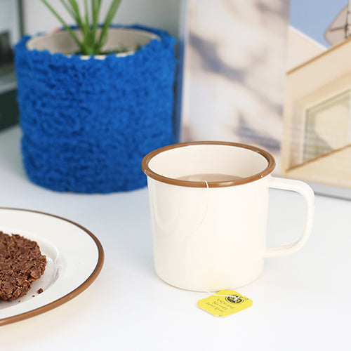 Awaken Melamine Brown Sugar Rim - Line Mug