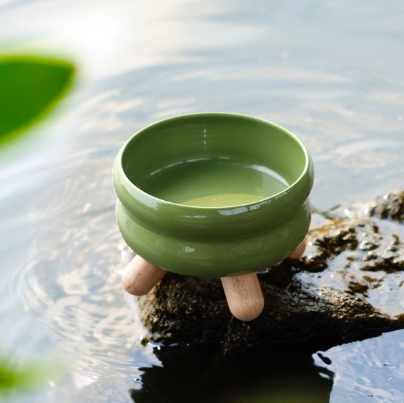 Elevated Ceramic Water Bowl