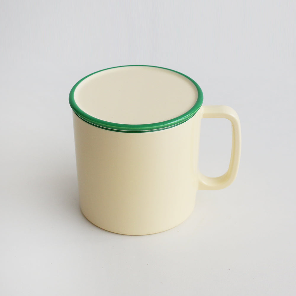 Awaken Melamine Avocado Rim - Mug with Lid