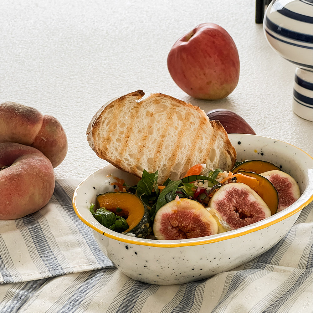 Epok Lemon Series - Deep Oval Bowl