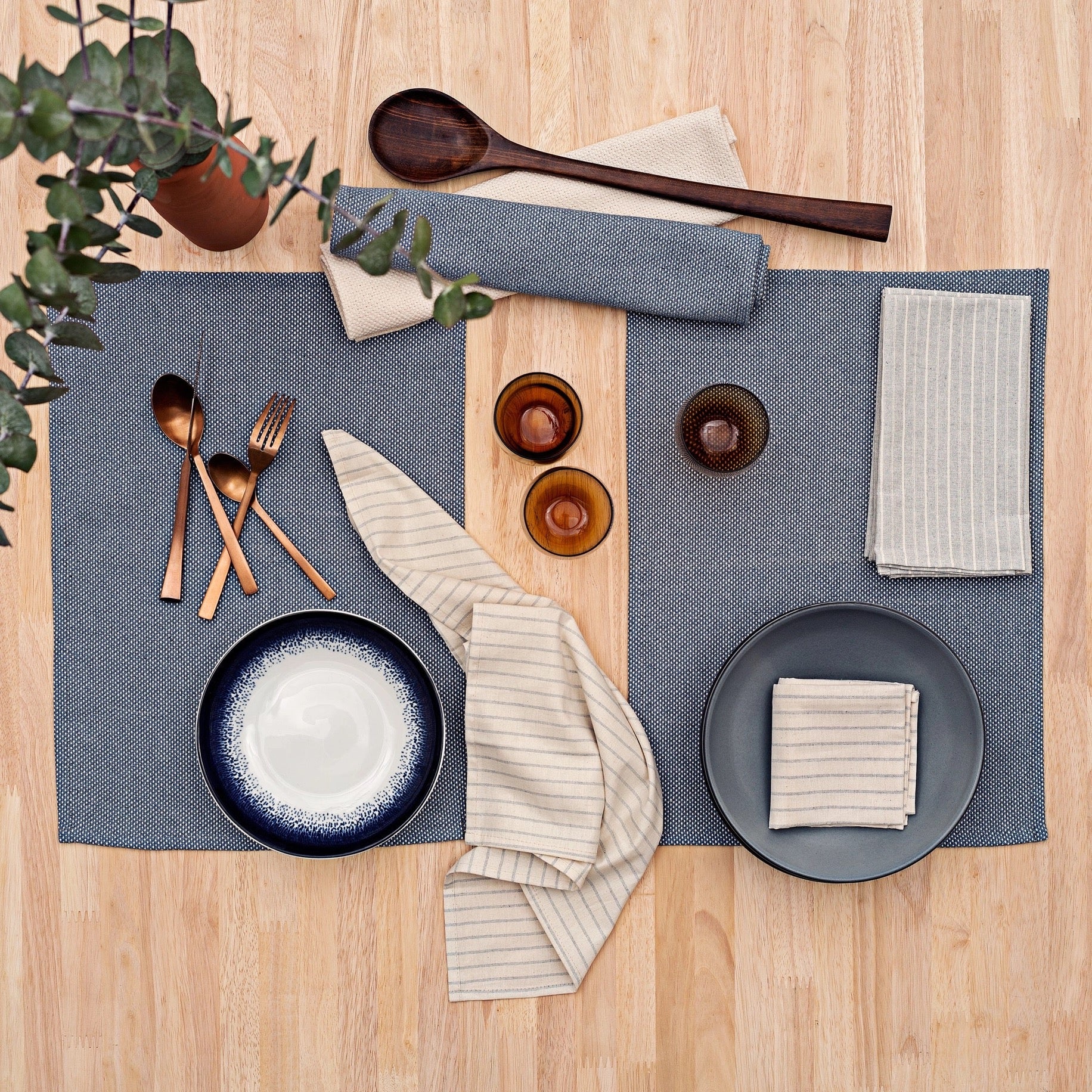 Rustic Cotton Placemats (Set of 4)
