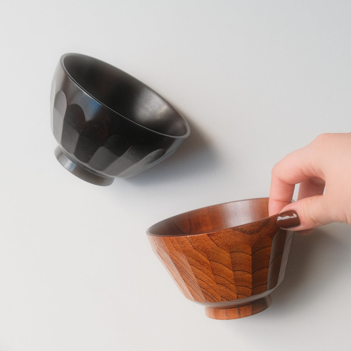 Lacquered Wood Bowl