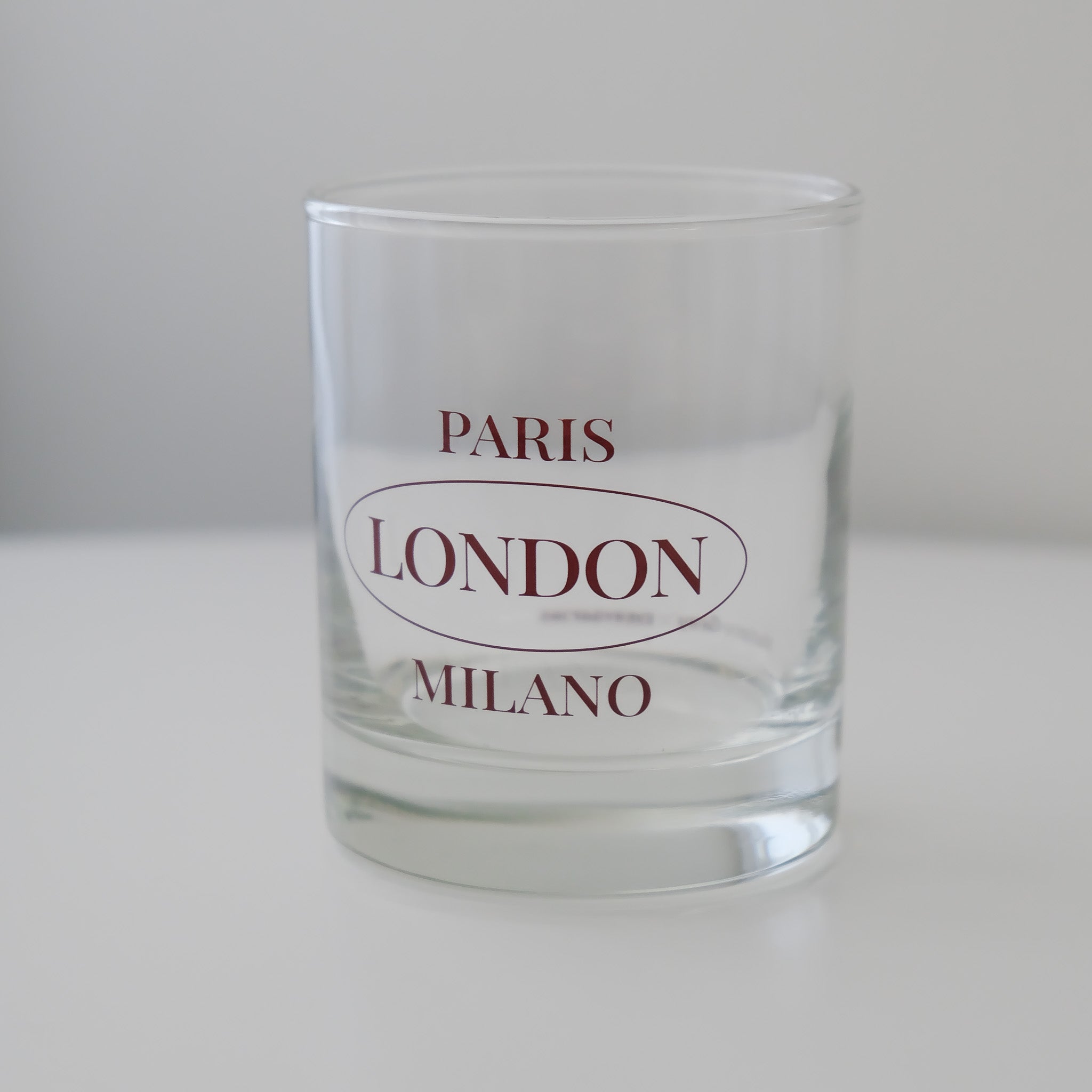 London to Paris Glass Cup (2 Styles)
