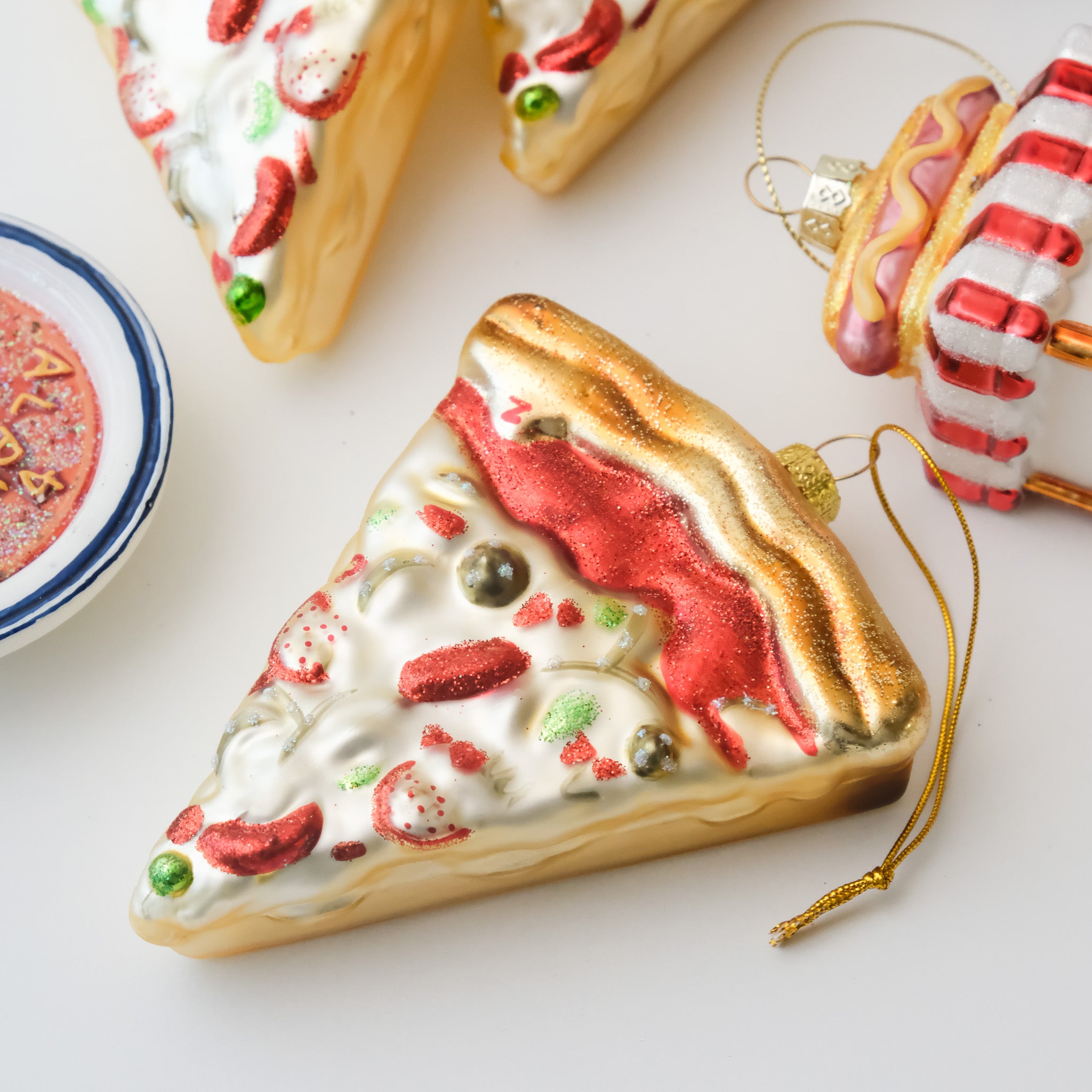 Vintage Heirloom Ornament - Pizza Slice