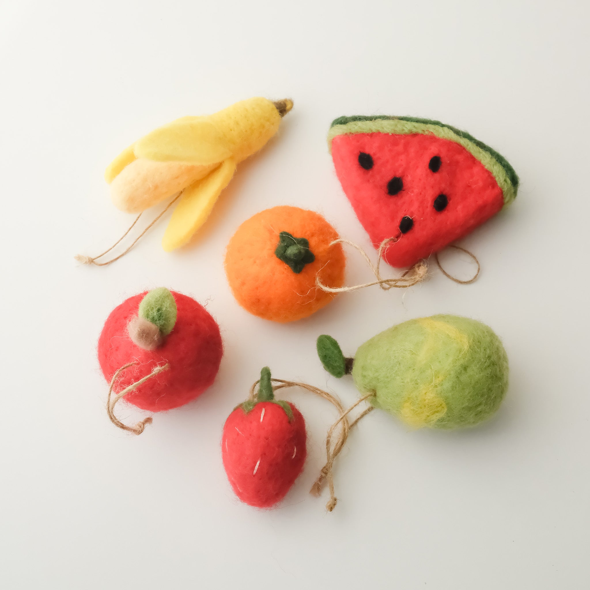 Vintage Heirloom Ornament - Assorted Felt Fruits