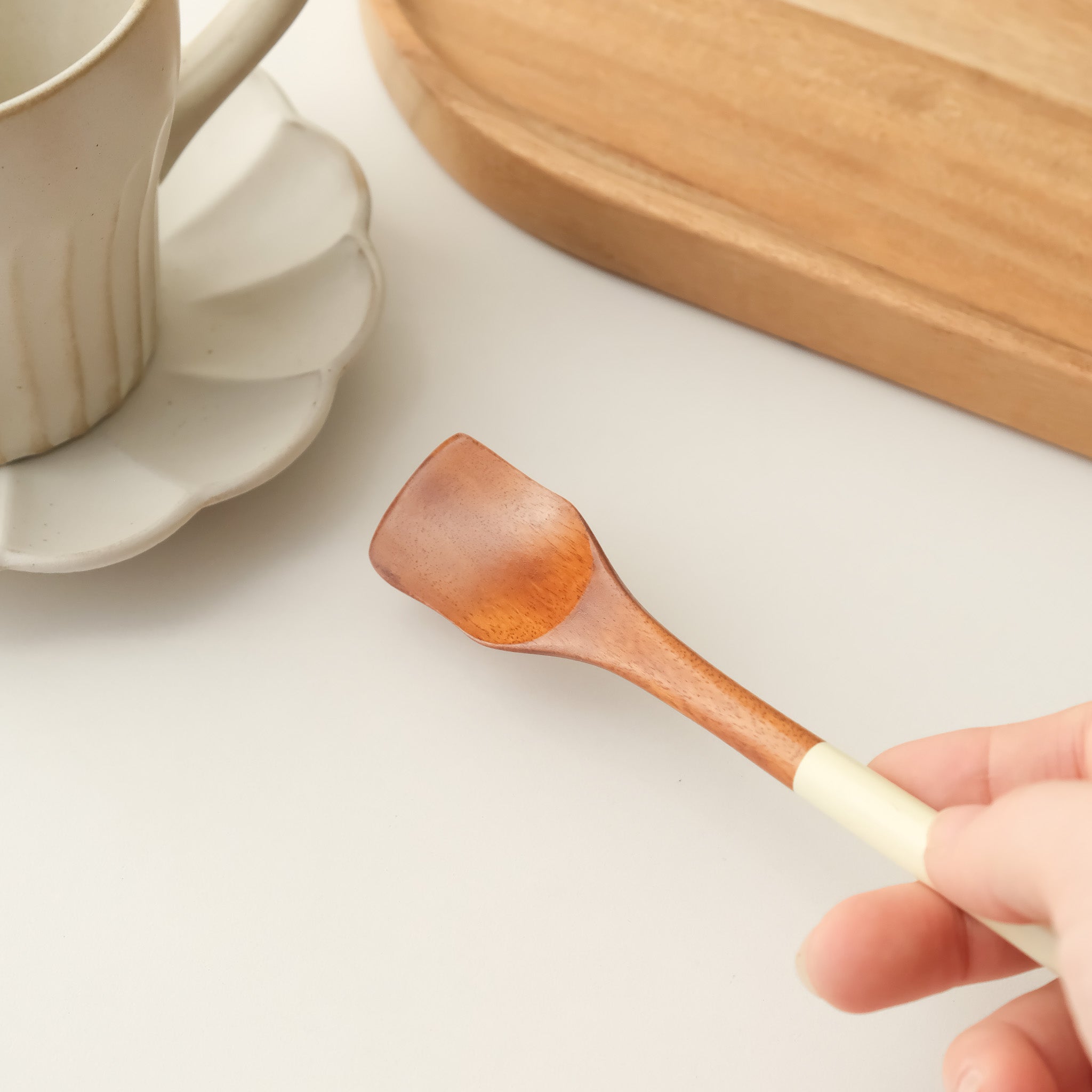 Wooden Mini Butter Spoon (4 colors)