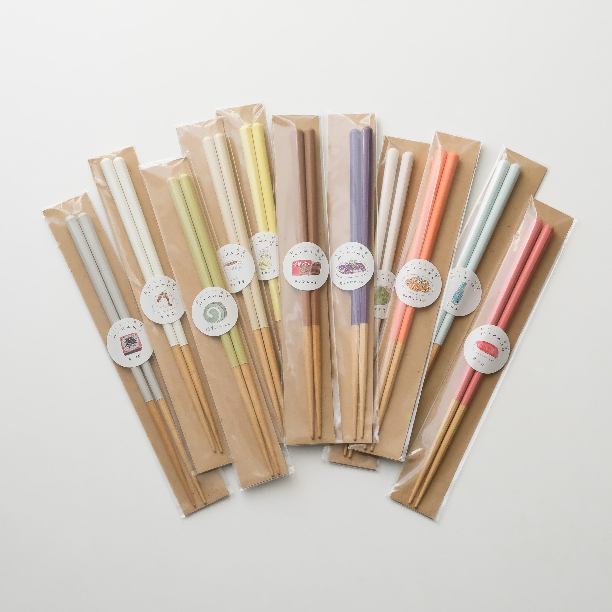 Mikaku Color Chopsticks (New Colors!)