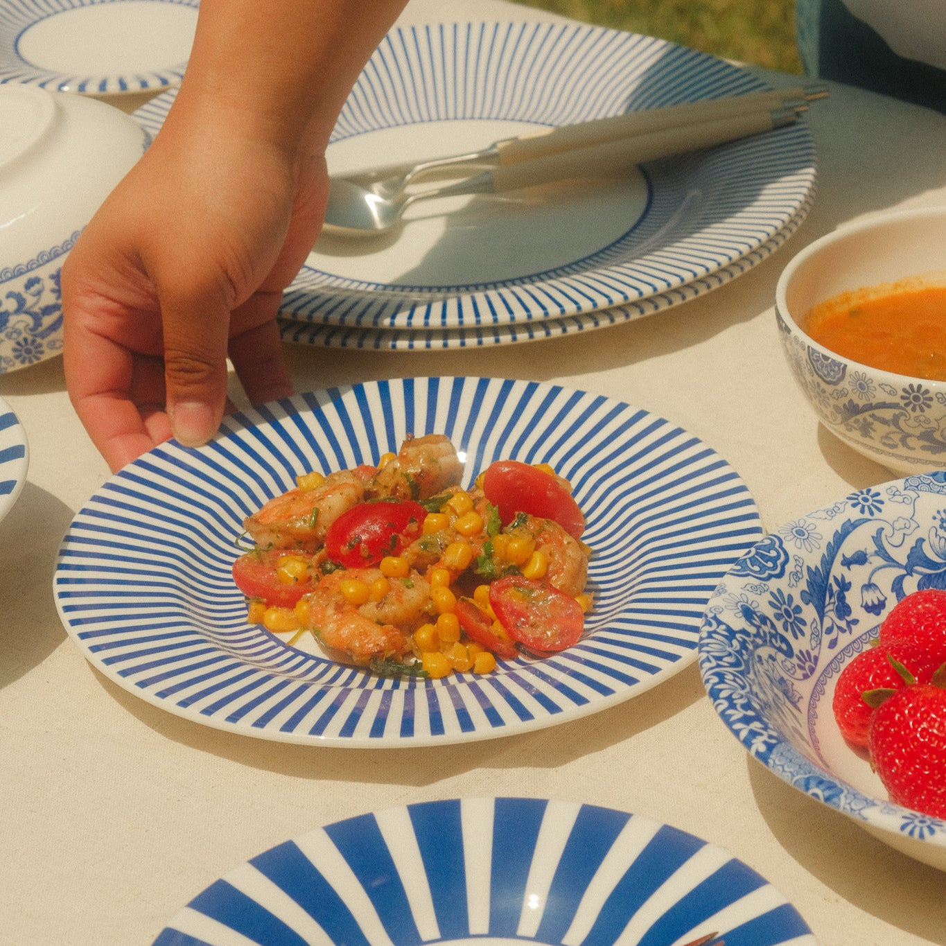 Steccato Salad Plate