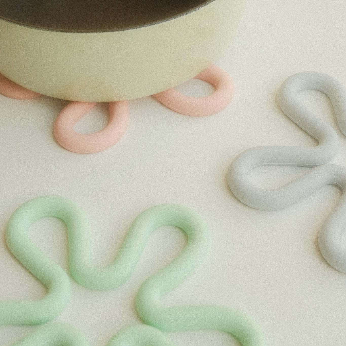 Groovy Silicone Trivet (New Colors!)
