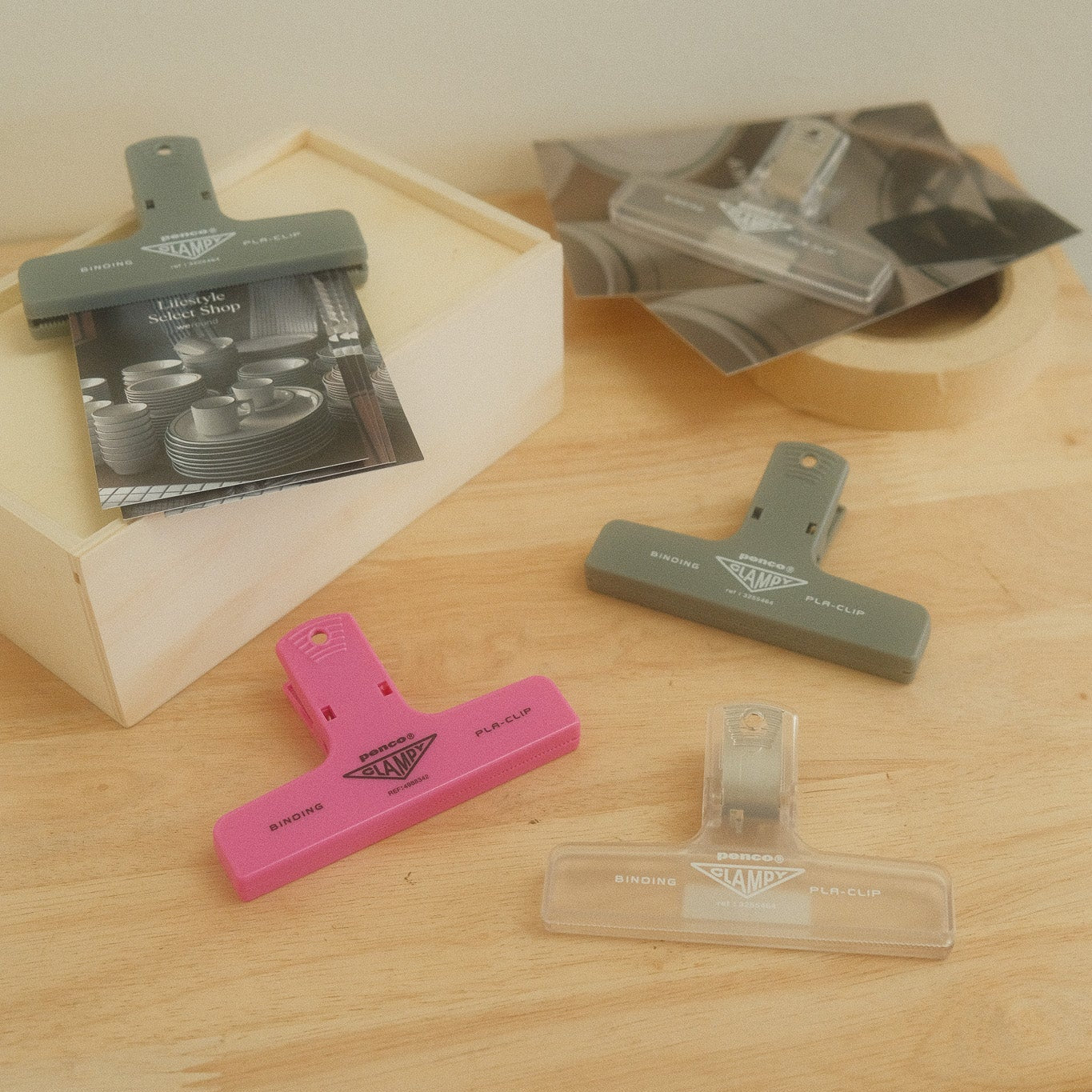 【ぺんこ】 Penco Plastic Clip (New Colors!)