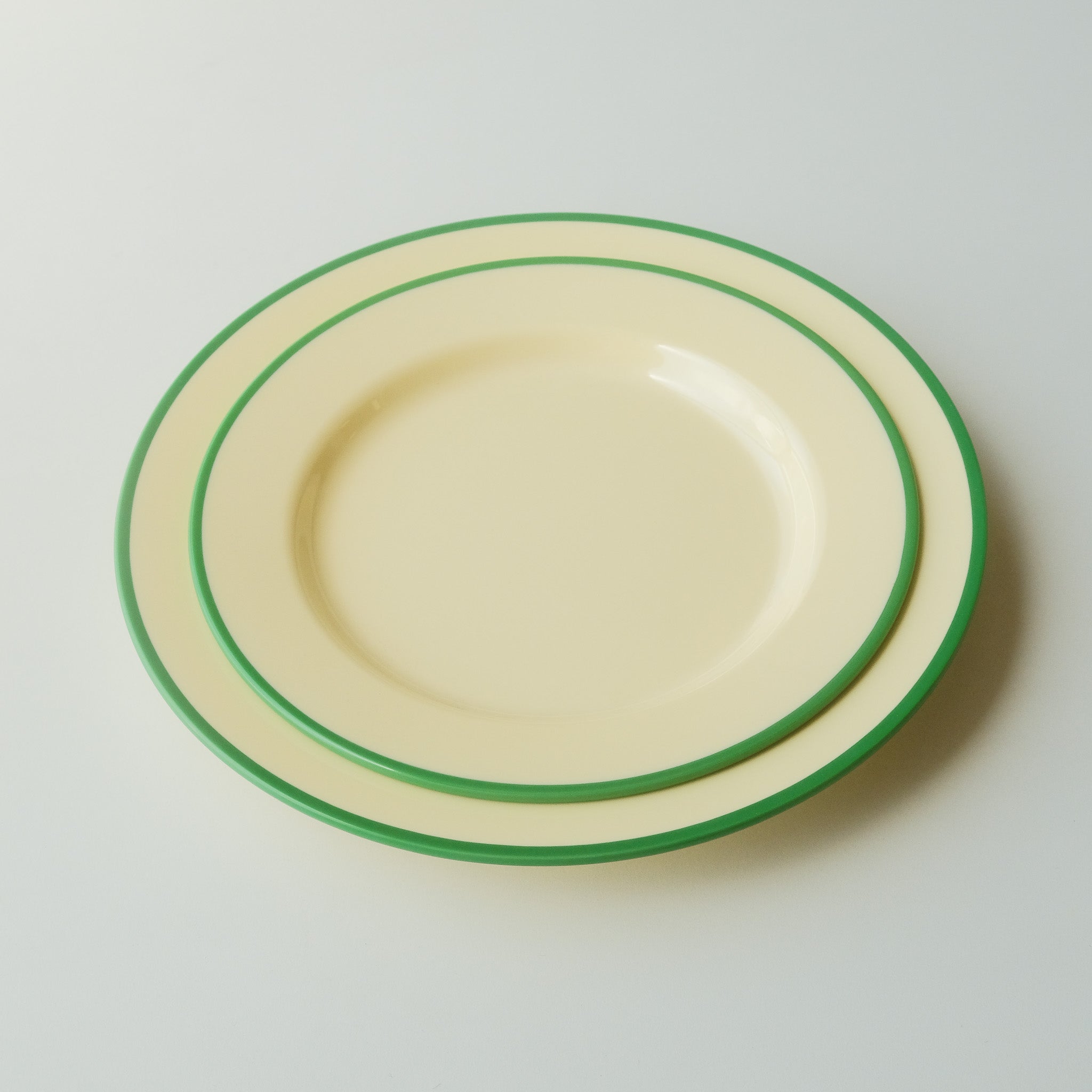 Awaken Melamine Avocado Rim - Plate