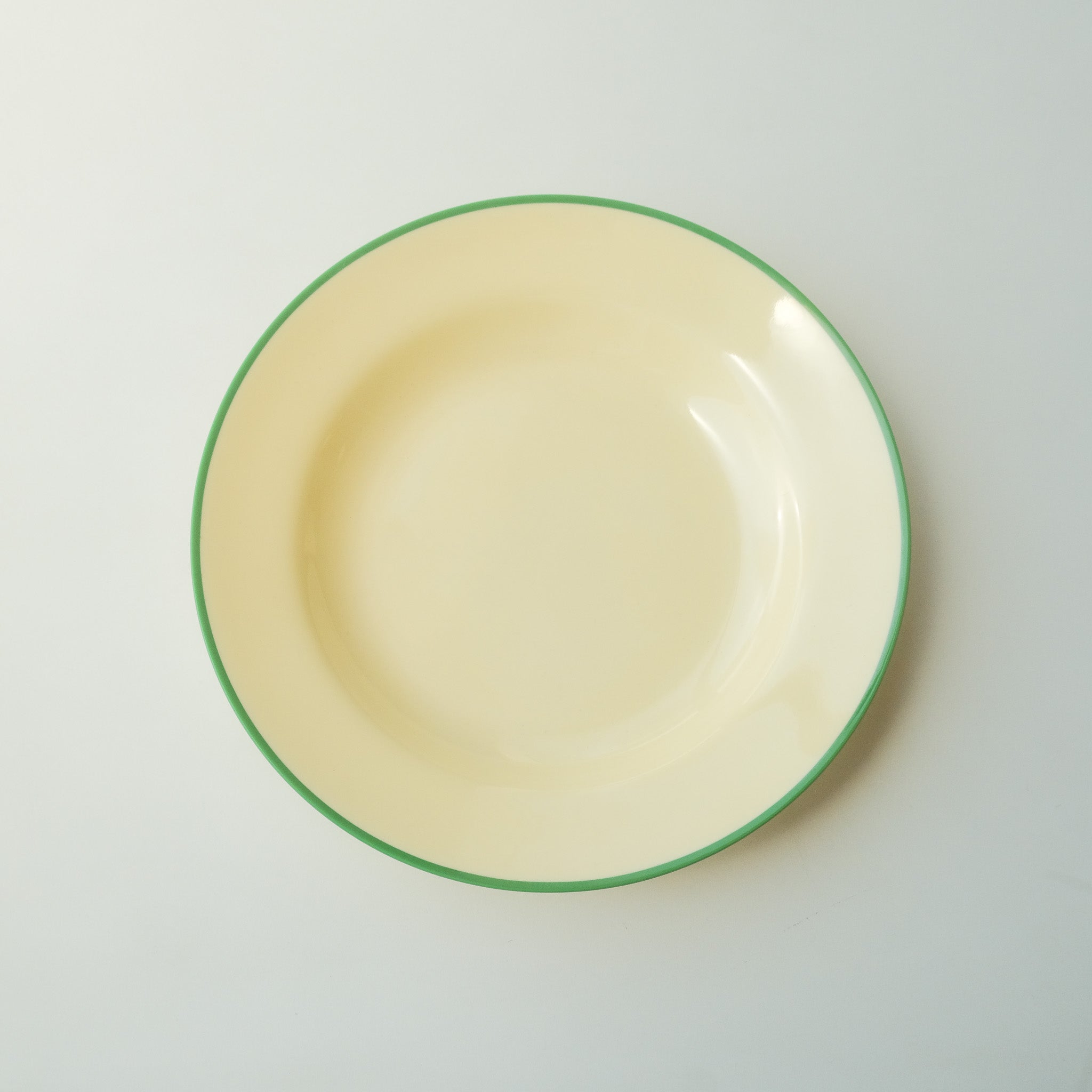 Awaken Melamine Avocado Rim - Pasta Plate