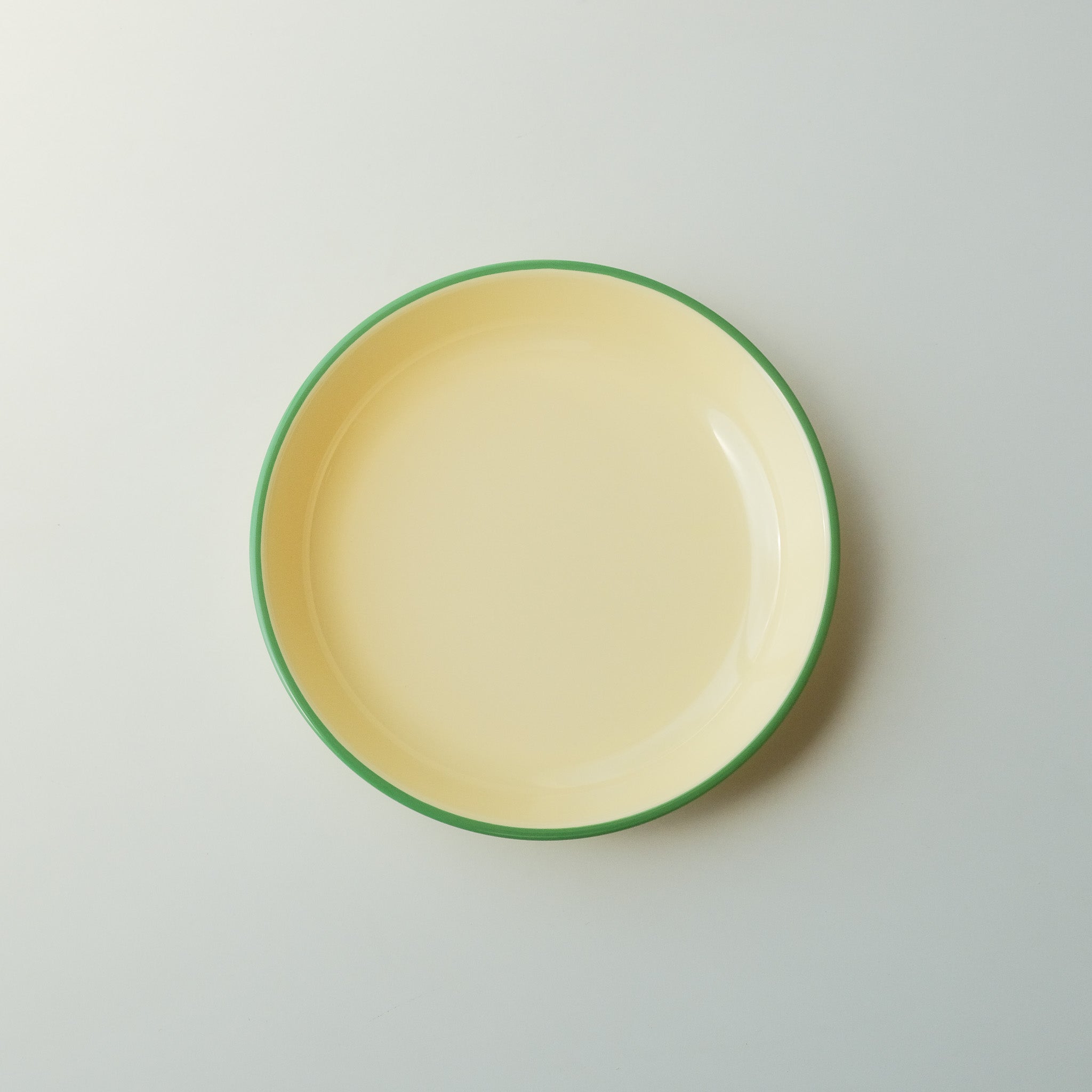 Awaken Melamine Avocado Rim - Deep Plate