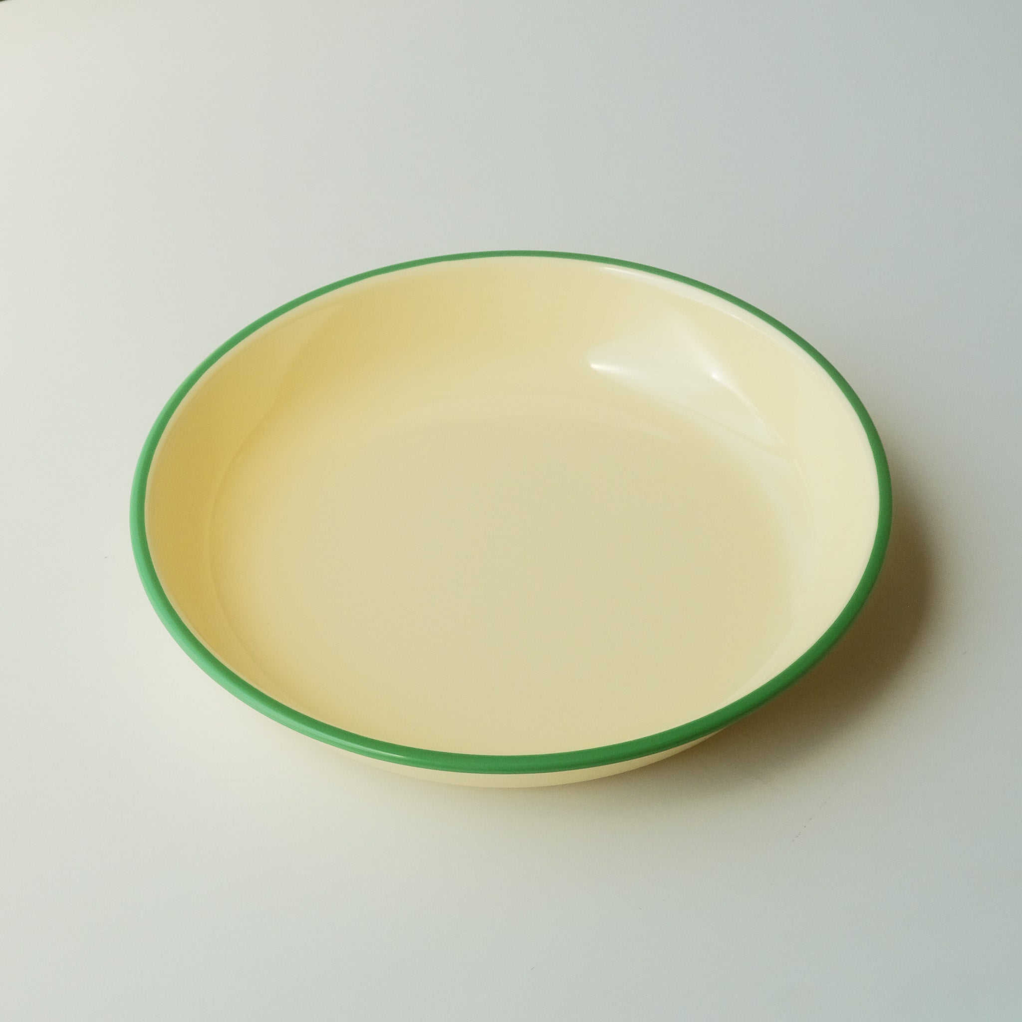 Awaken Melamine Avocado Rim - Deep Plate