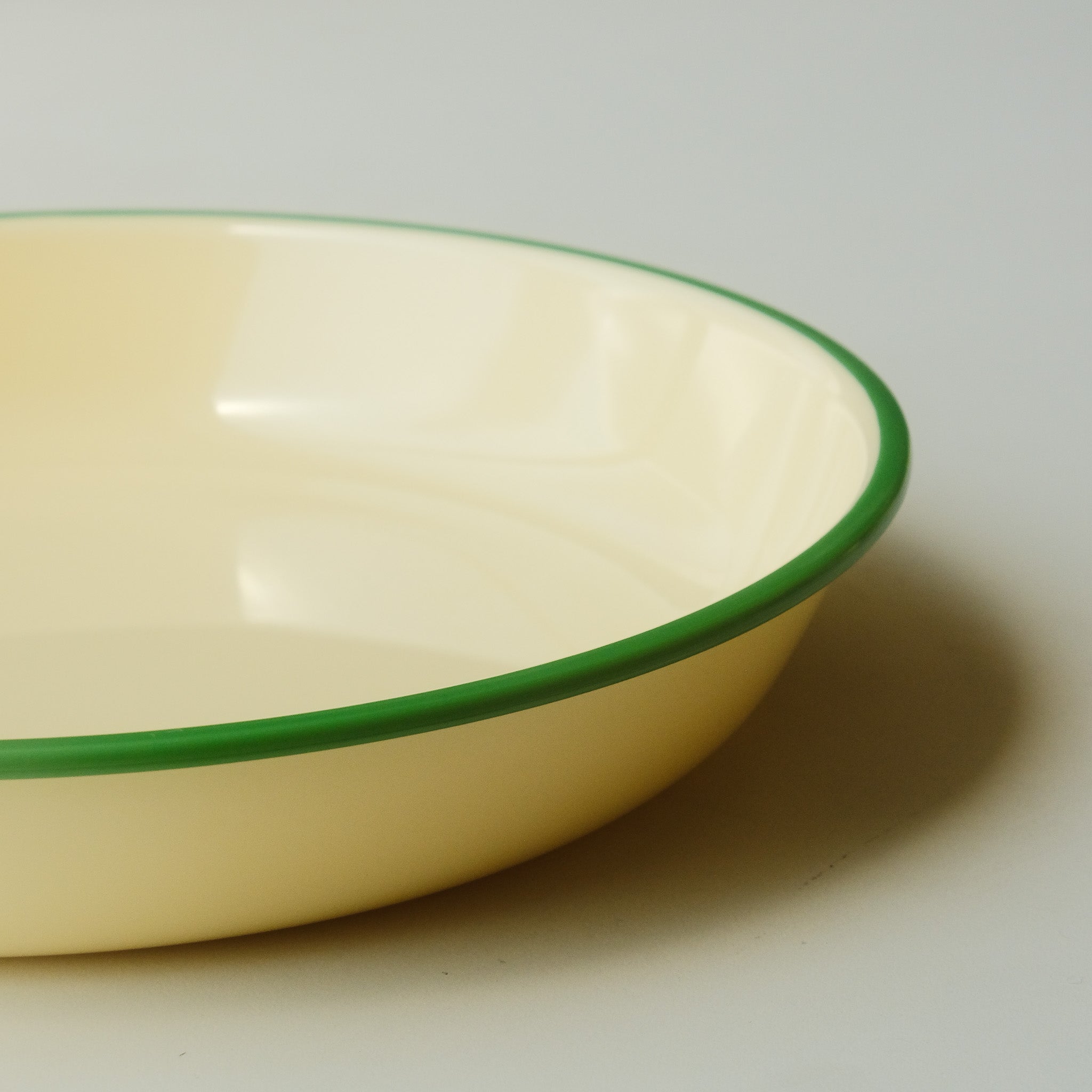 Awaken Melamine Avocado Rim - Deep Plate