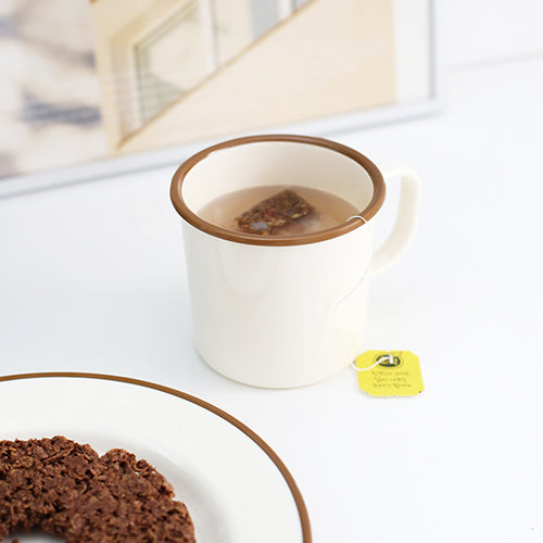 Awaken Melamine Brown Sugar Rim - Line Mug
