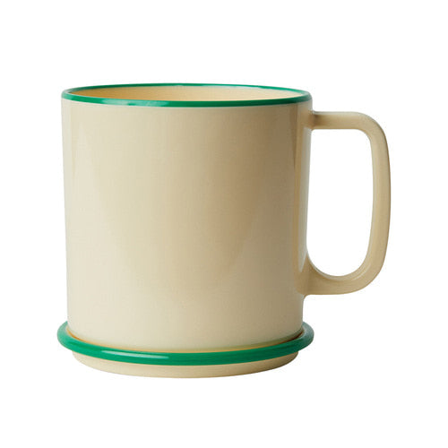 Awaken Melamine Avocado Rim - Mug with Lid