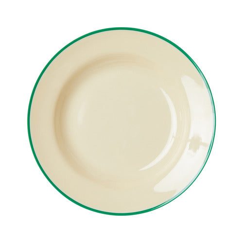 Awaken Melamine Avocado Rim - Plate (2 sizes)