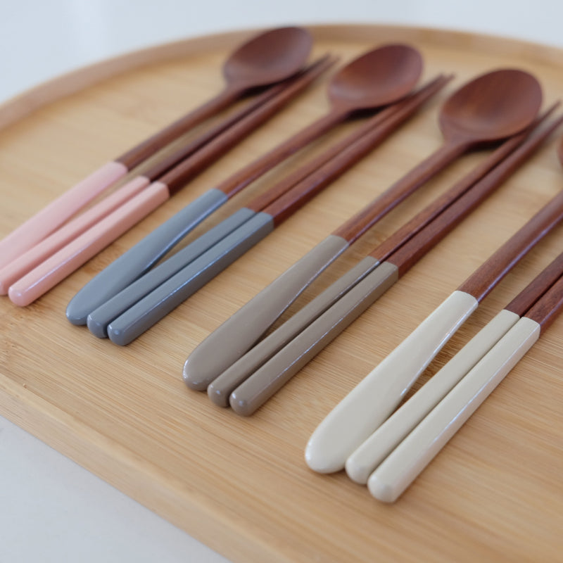 Modern Color Wood Spoon and Chopsticks