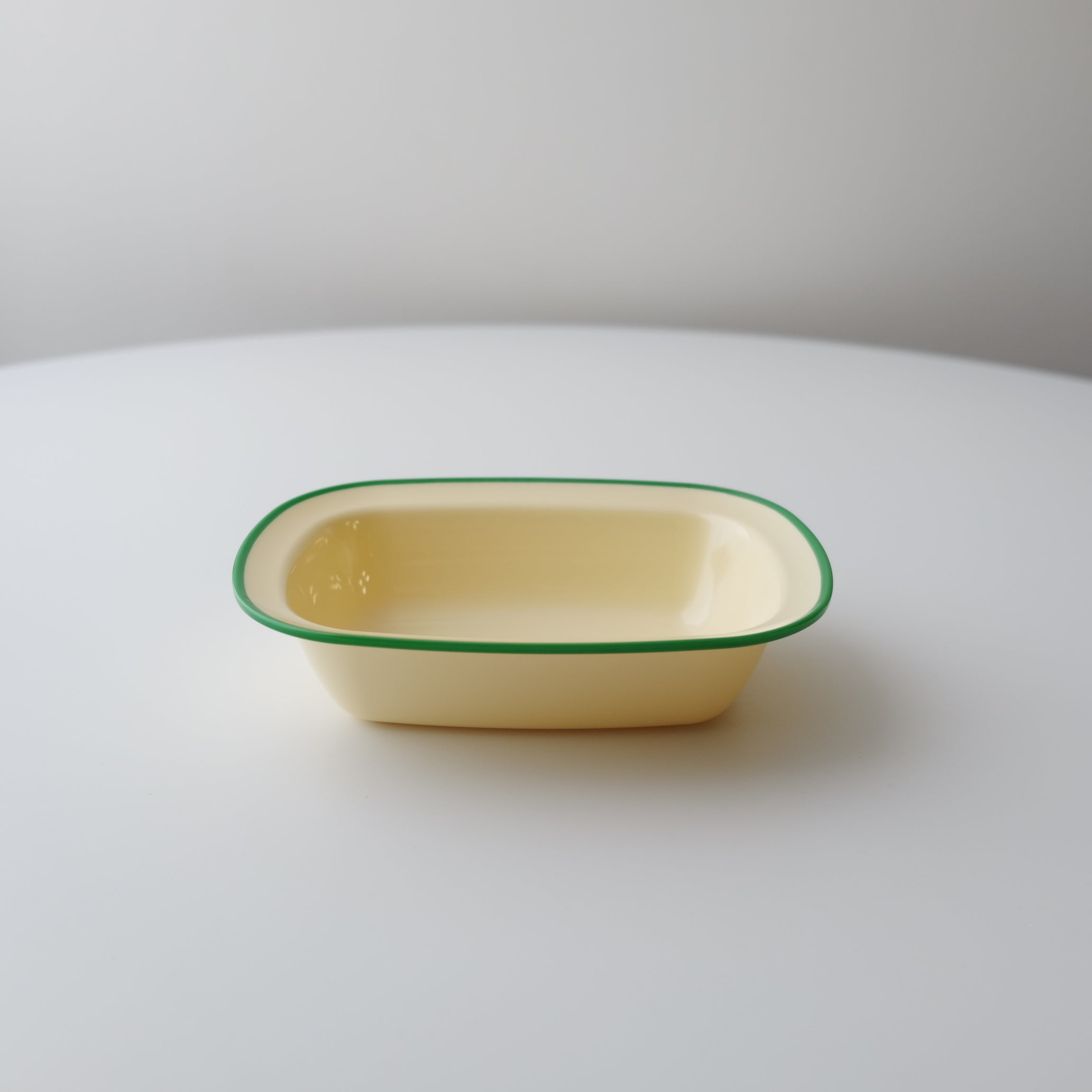 Awaken Melamine Avocado Rim - Rectangle Bowl (2 sizes)