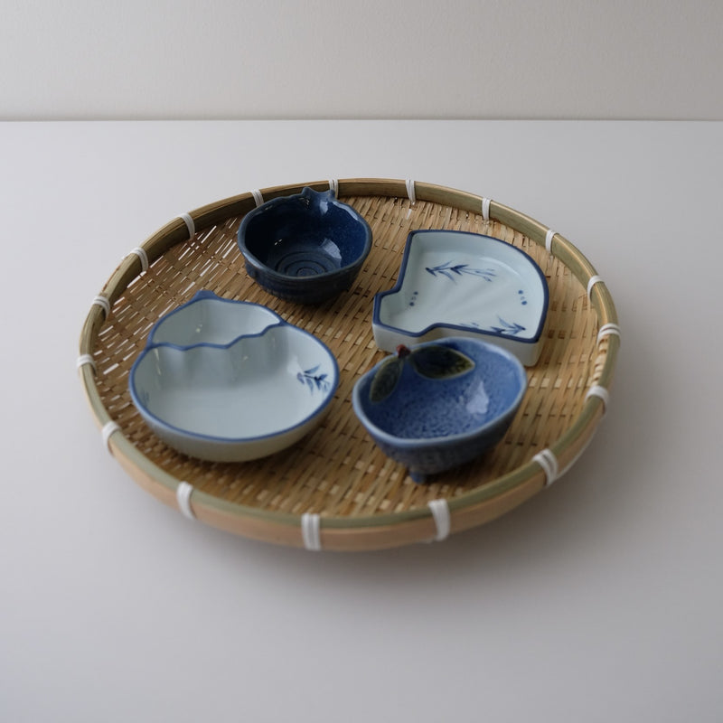 Blue side dish series set