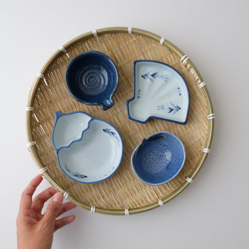 Blue side dish series set
