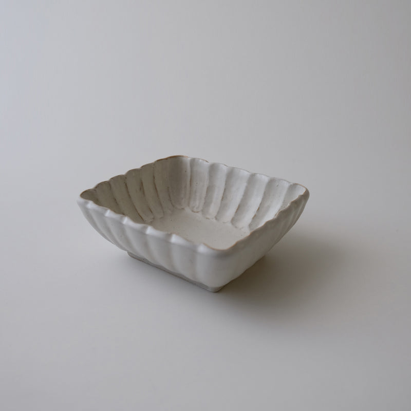 Shinogi Flower Rectangle bowl