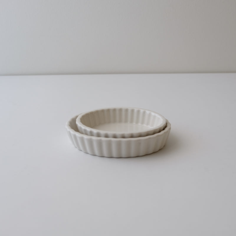 Tuxton Accessory- Fluted Oval Creme Brulee 2 sizes