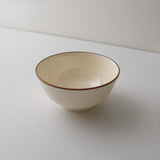 Awaken Sense Melamine Brown Sugar Rim Round Bowls (2 sizes)