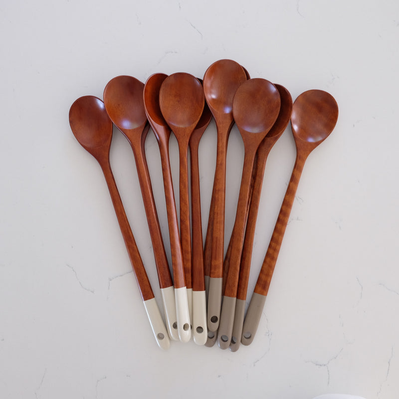 Modern Color Long Handle Cooking Spoon (Narrow Spoon Head)