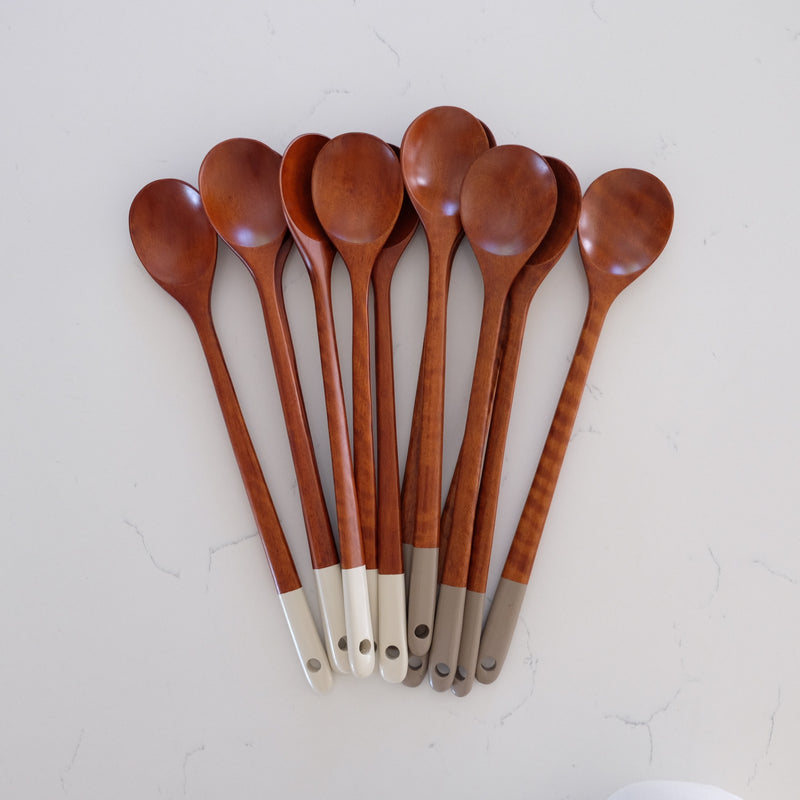 Modern Color Long Handle Cooking Spoon (Narrow Spoon Head)