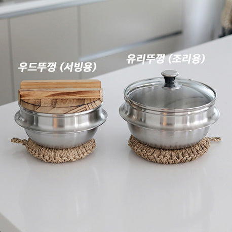 3 Layered Stainless Steel Steam Pot