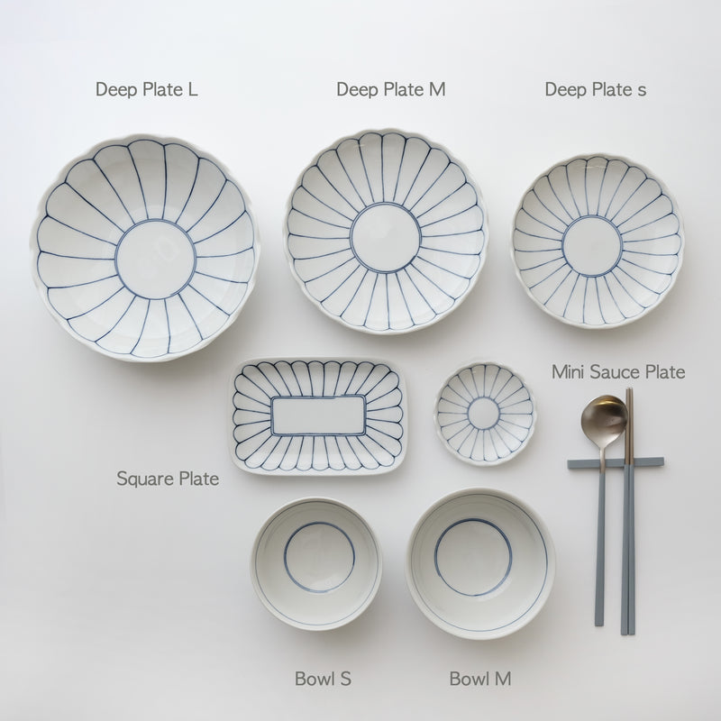 Lotus Dinnerware - Deep Plates (3 size)