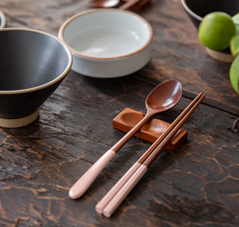 Modern Color Wood Spoon and Chopsticks