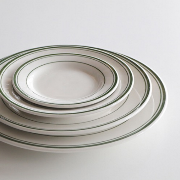 TUXTON Green bay Plates (4 Sizes)