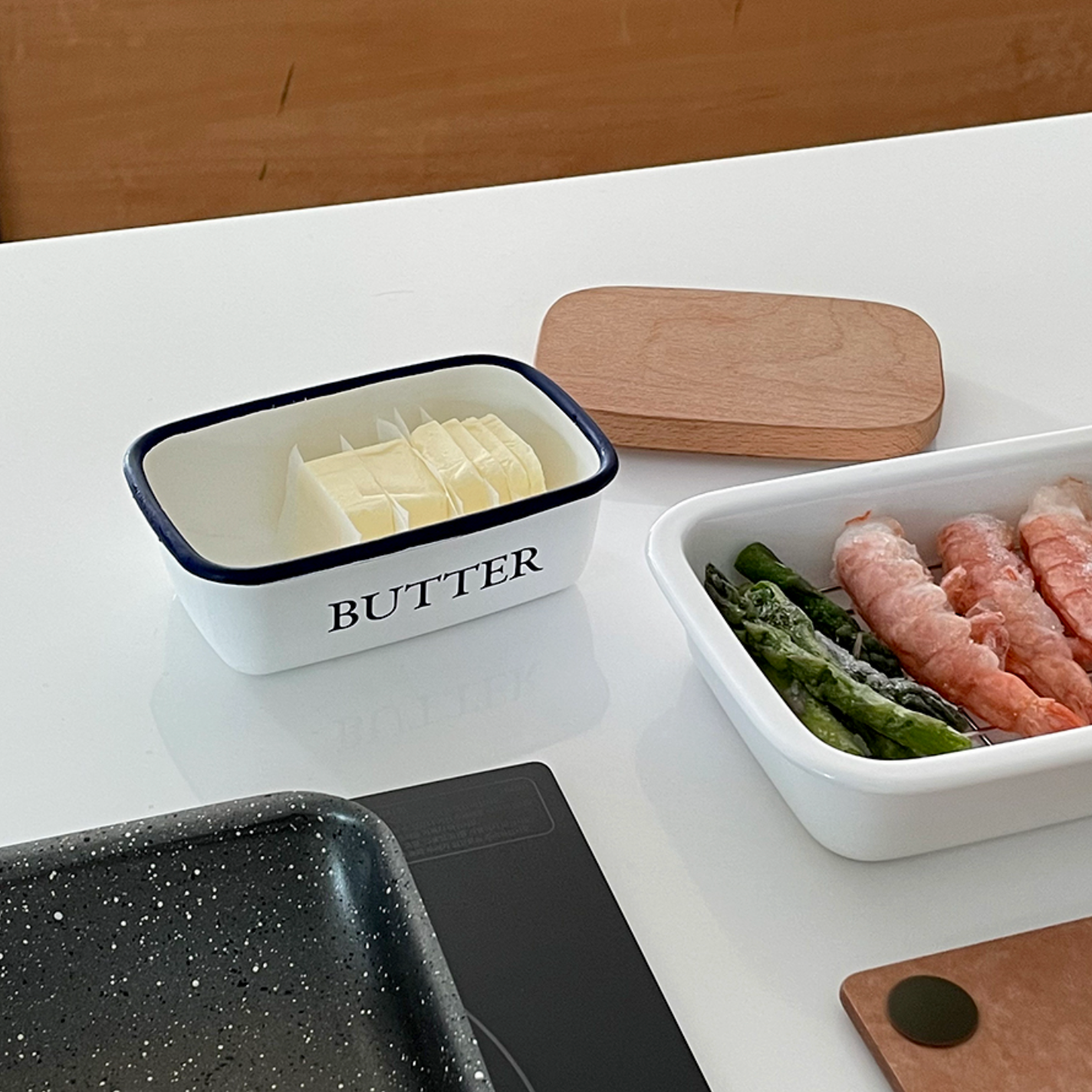 Butter dish enamel clearance