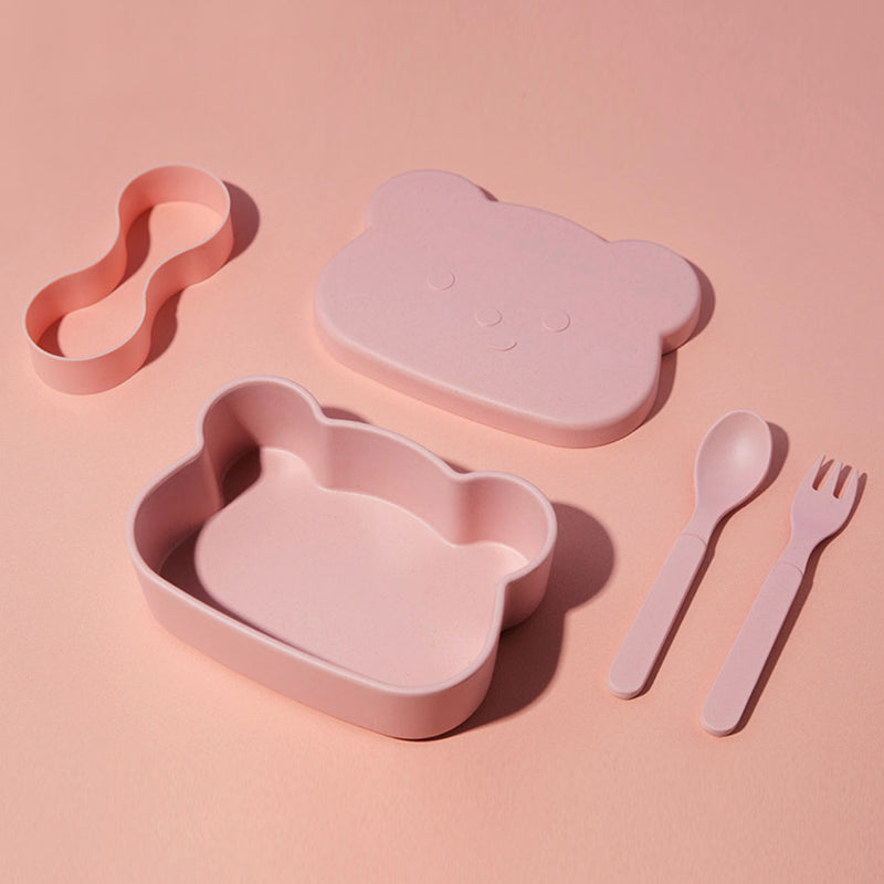 Awaken Melamine Bento Set (Bear)