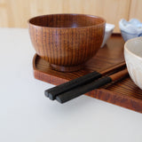 Wooden Soup Bowl