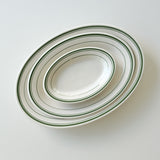 TUXTON Green bay Oval Plates (5 Sizes)