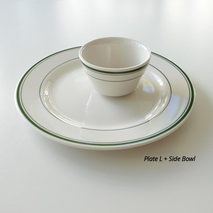 TUXTON Green Bay Plates (4 Sizes)