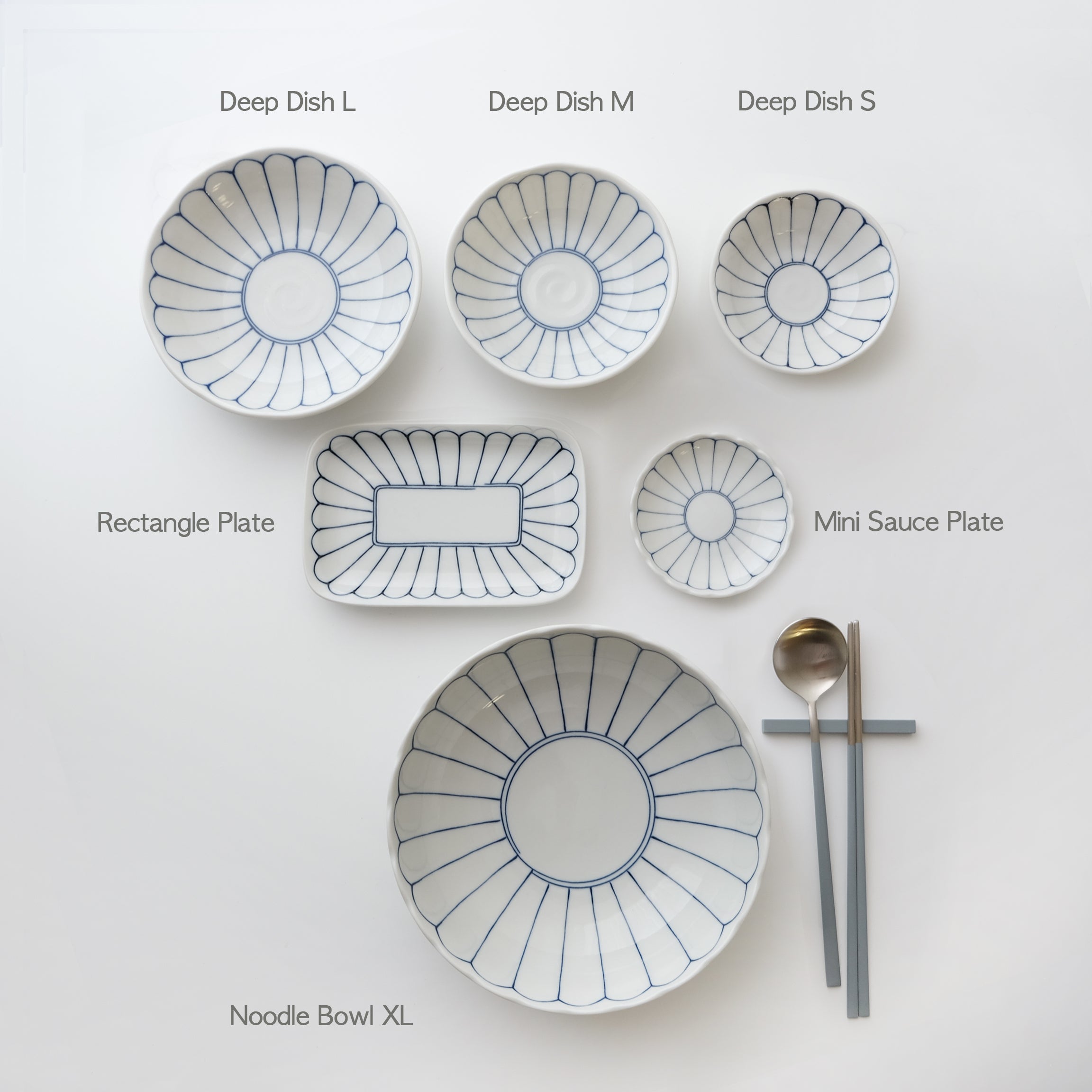 Lotus Dinnerware - Deep dish (3 size)